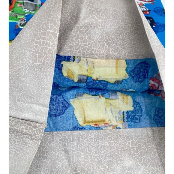 Kids Paw Patrol Handmade Standard Pillow Case SET of 2! Red & Blue -Chase Rubble - Picture 7 of 11